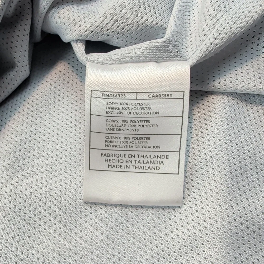 Nike Vintage Y2K Basketball Jersey XXL Silver Blue Streetwear Sporty Mesh Tank